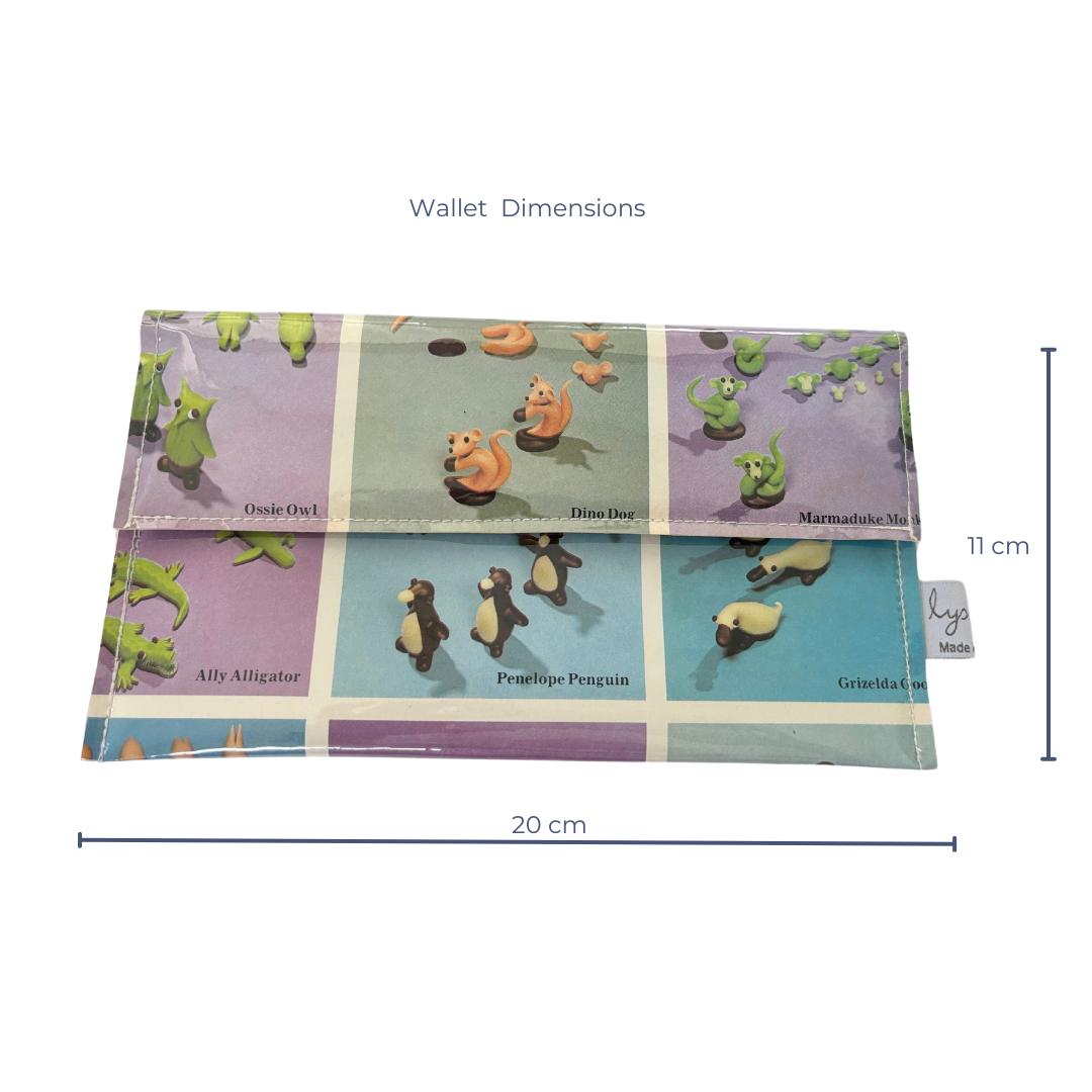 Retro Recipe Wallet - Marzipan Animals