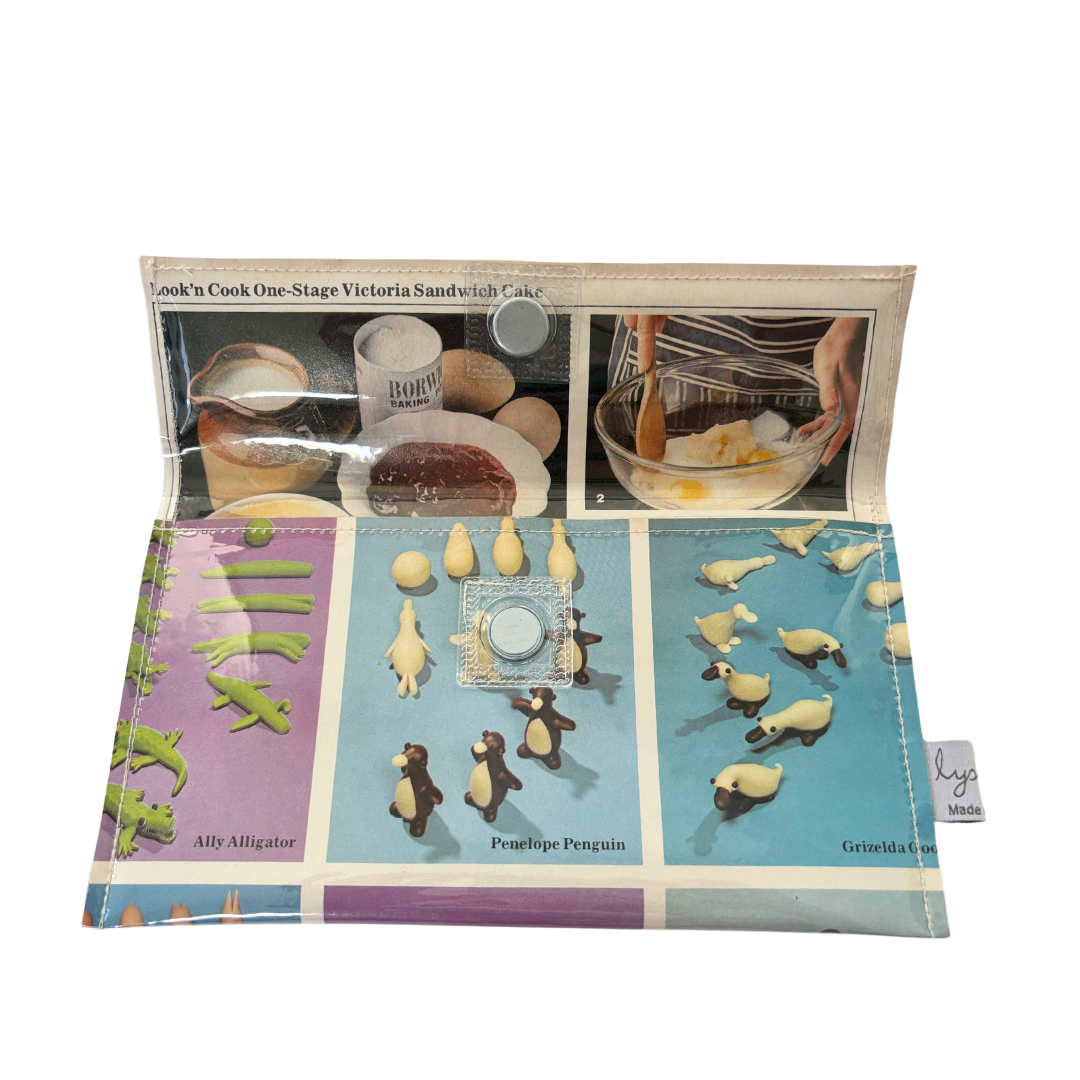 Retro Recipe Wallet - Marzipan Animals