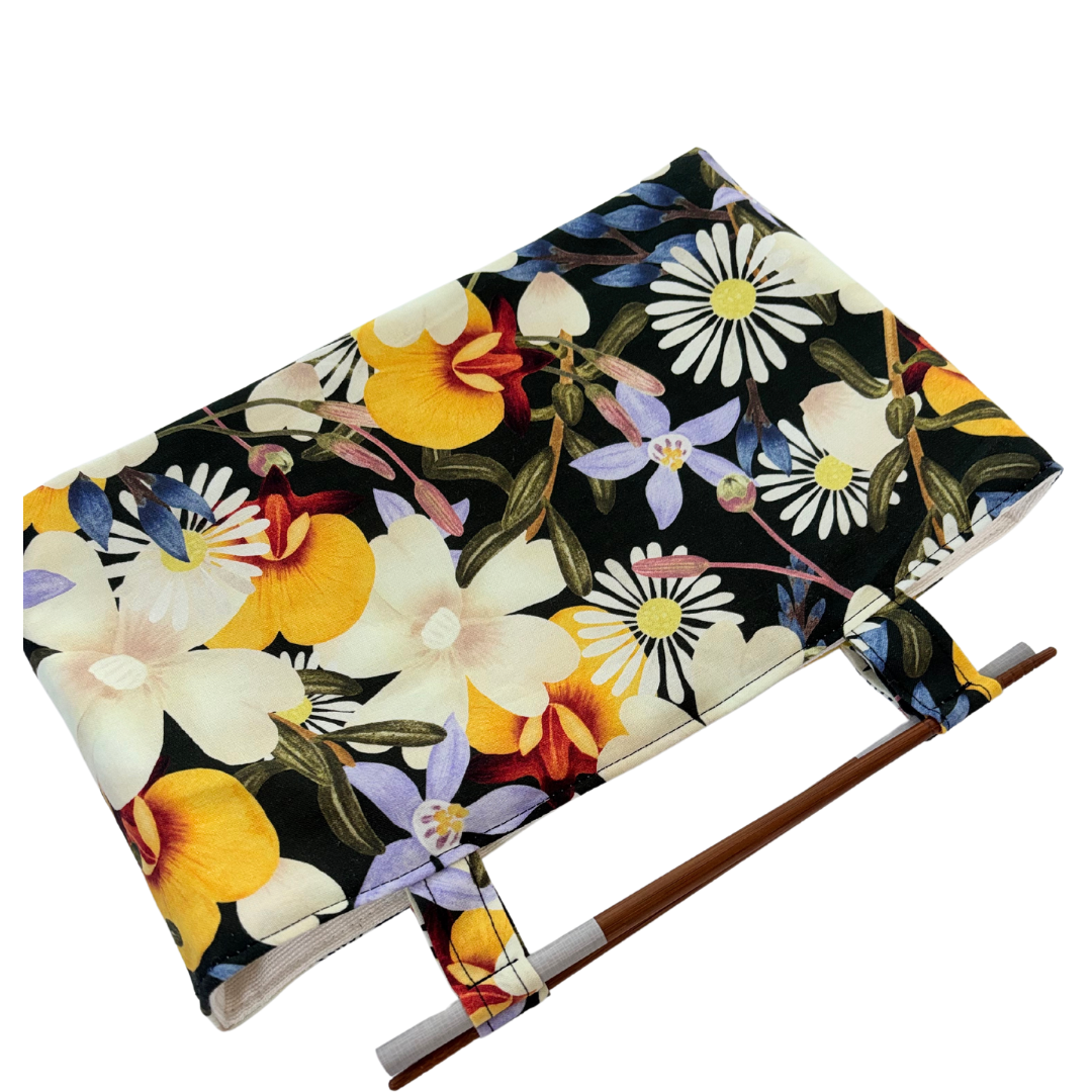 Garden Party Chopstick Handle Clutch Bag