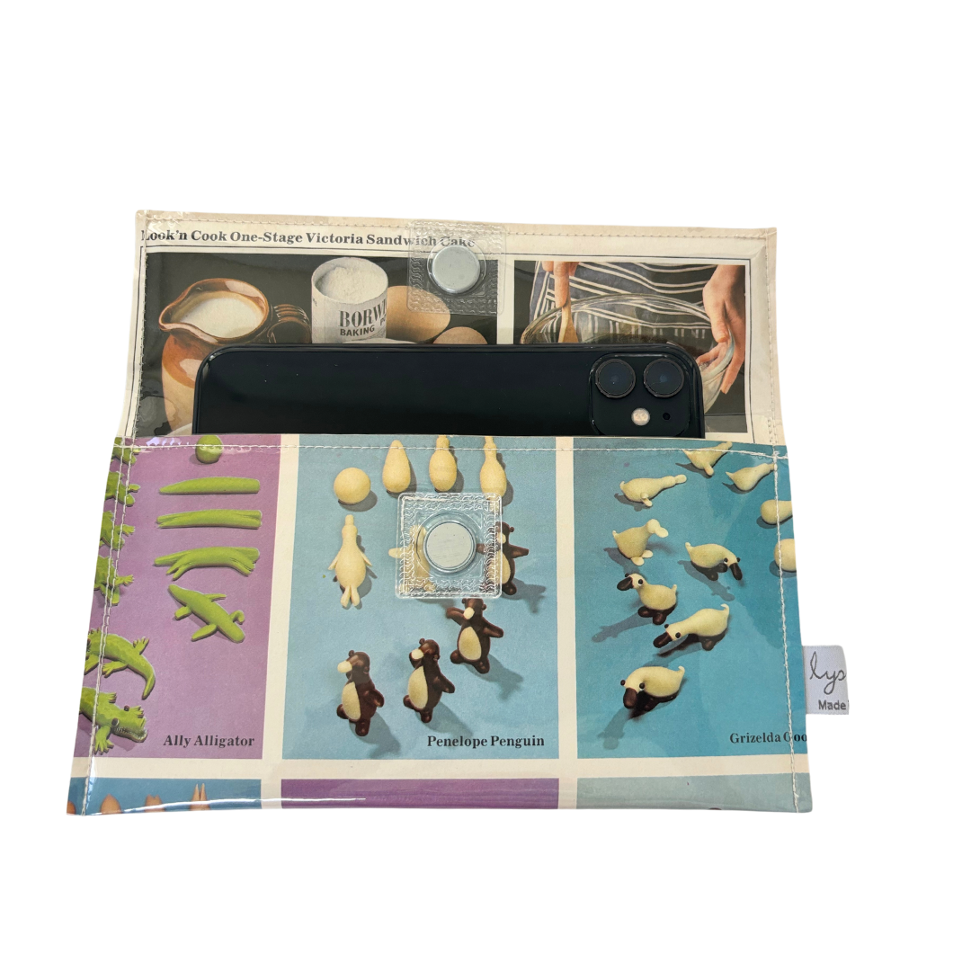 Retro Recipe Wallet - Marzipan Animals