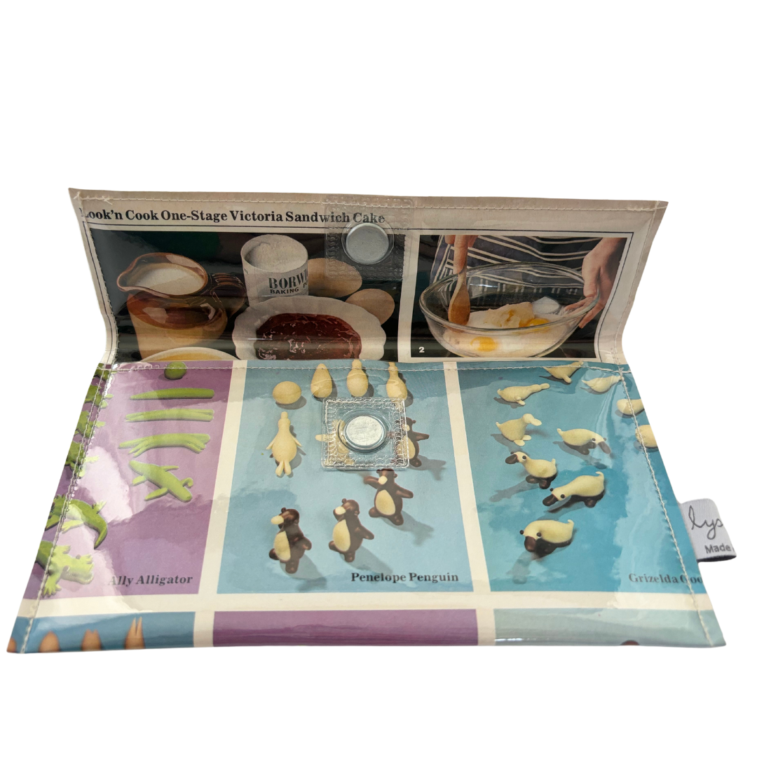 Retro Recipe Wallet - Marzipan Animals