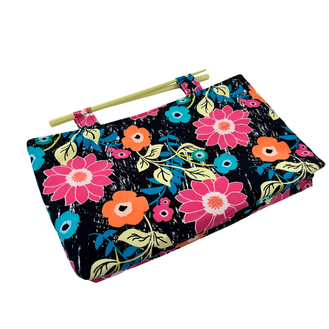 Party in the Jungle Chopstick Handle Clutch Bag
