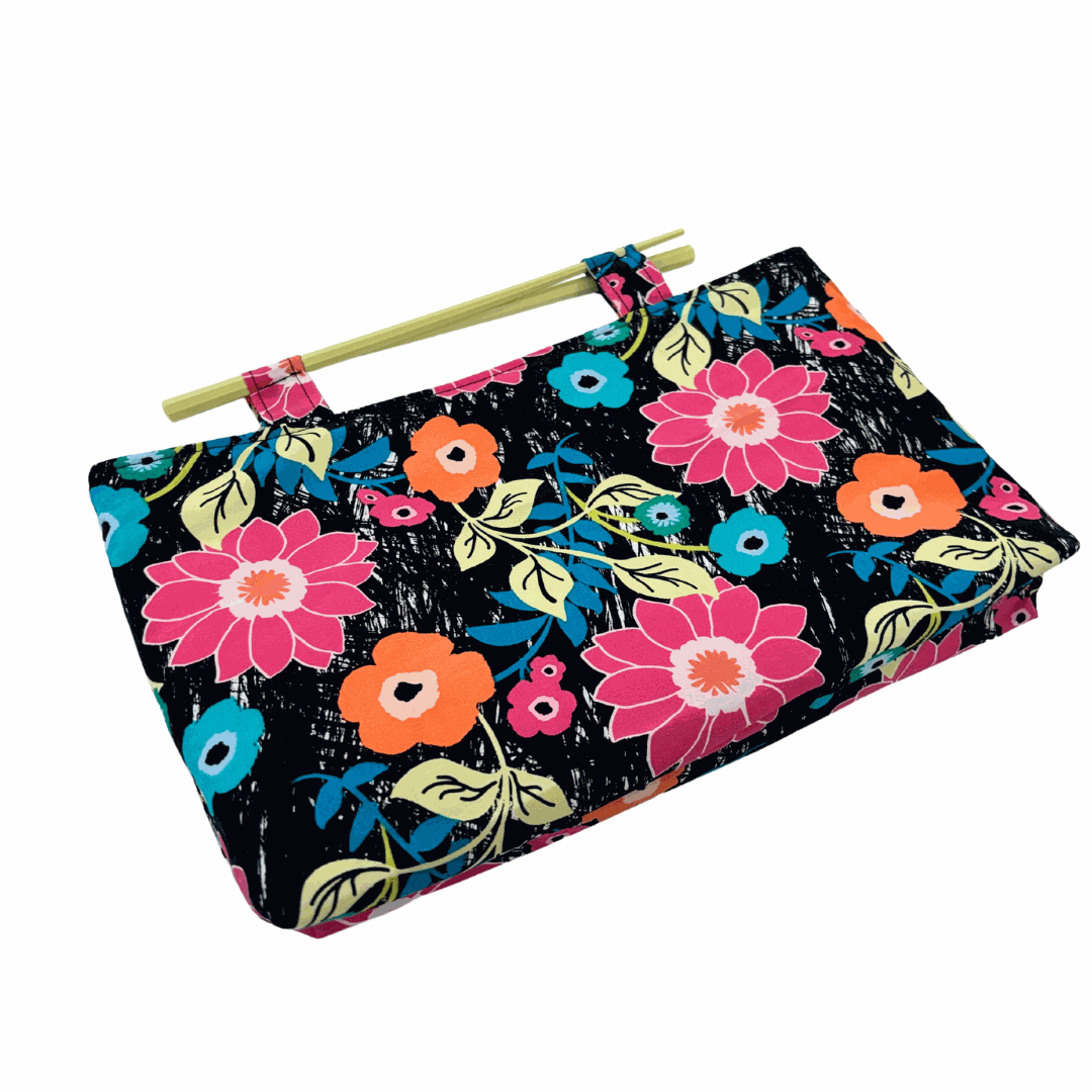 Party in the Jungle Chopstick Handle Clutch Bag