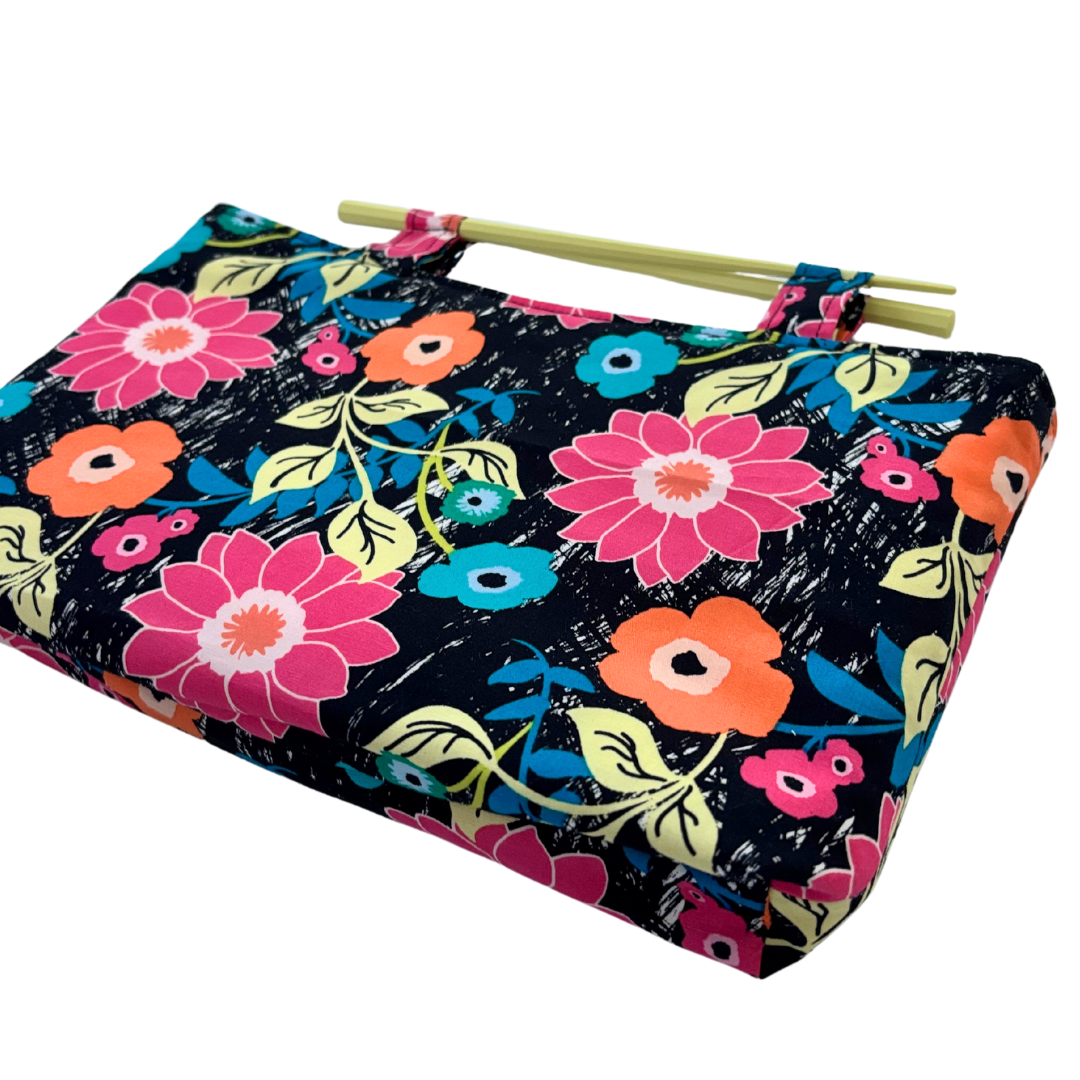 Party in the Jungle Chopstick Handle Clutch Bag