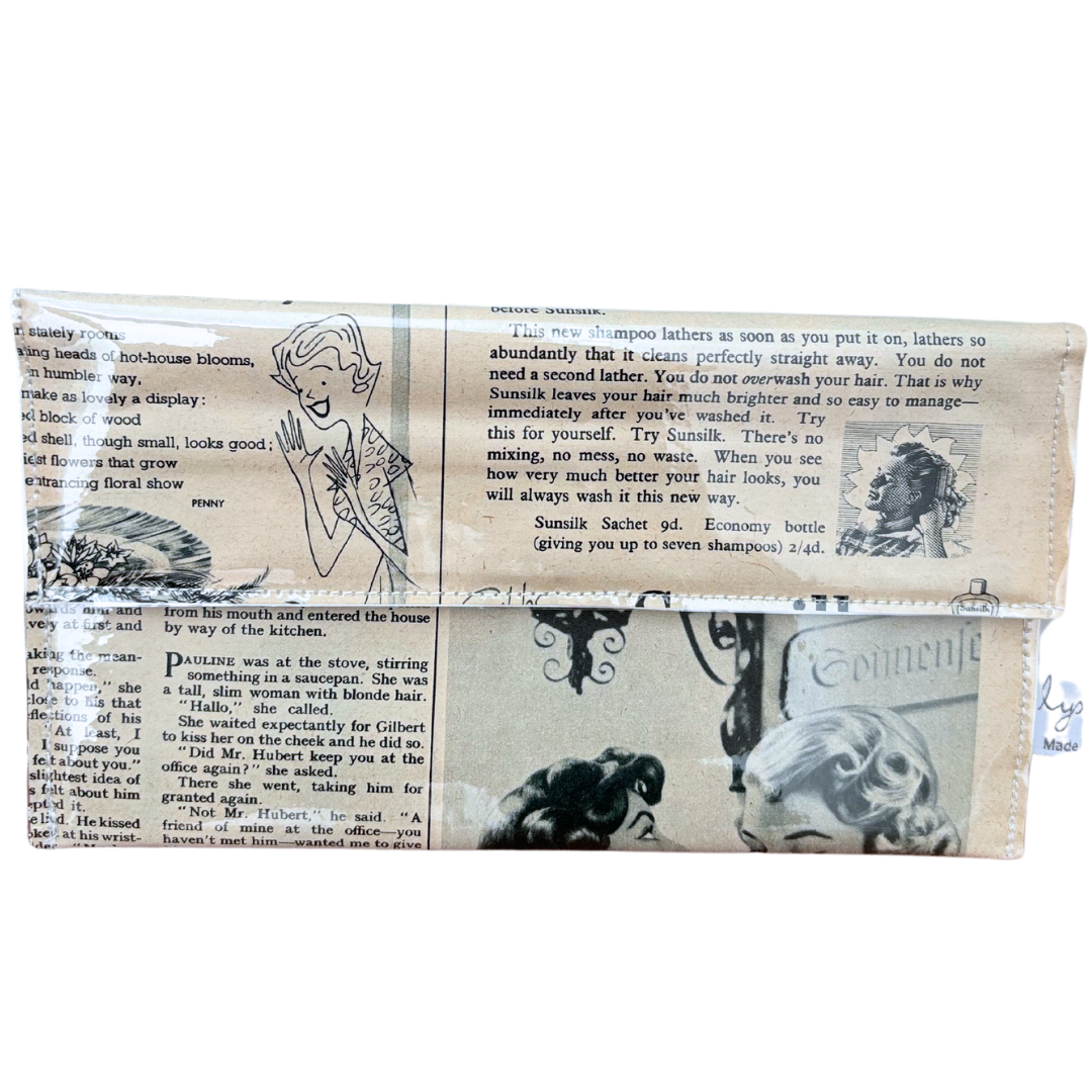 Vintage 1950's women's magazine wallet - Sunsilk Shampoo