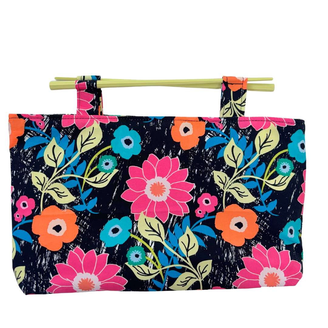 Party in the Jungle Chopstick Handle Clutch Bag