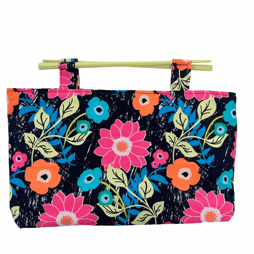 Party in the Jungle Chopstick Handle Clutch Bag
