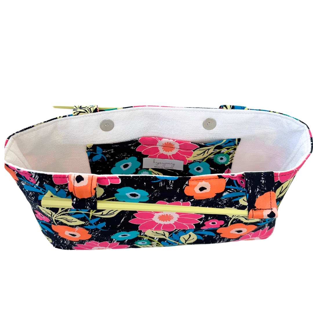 Party in the Jungle Chopstick Handle Clutch Bag