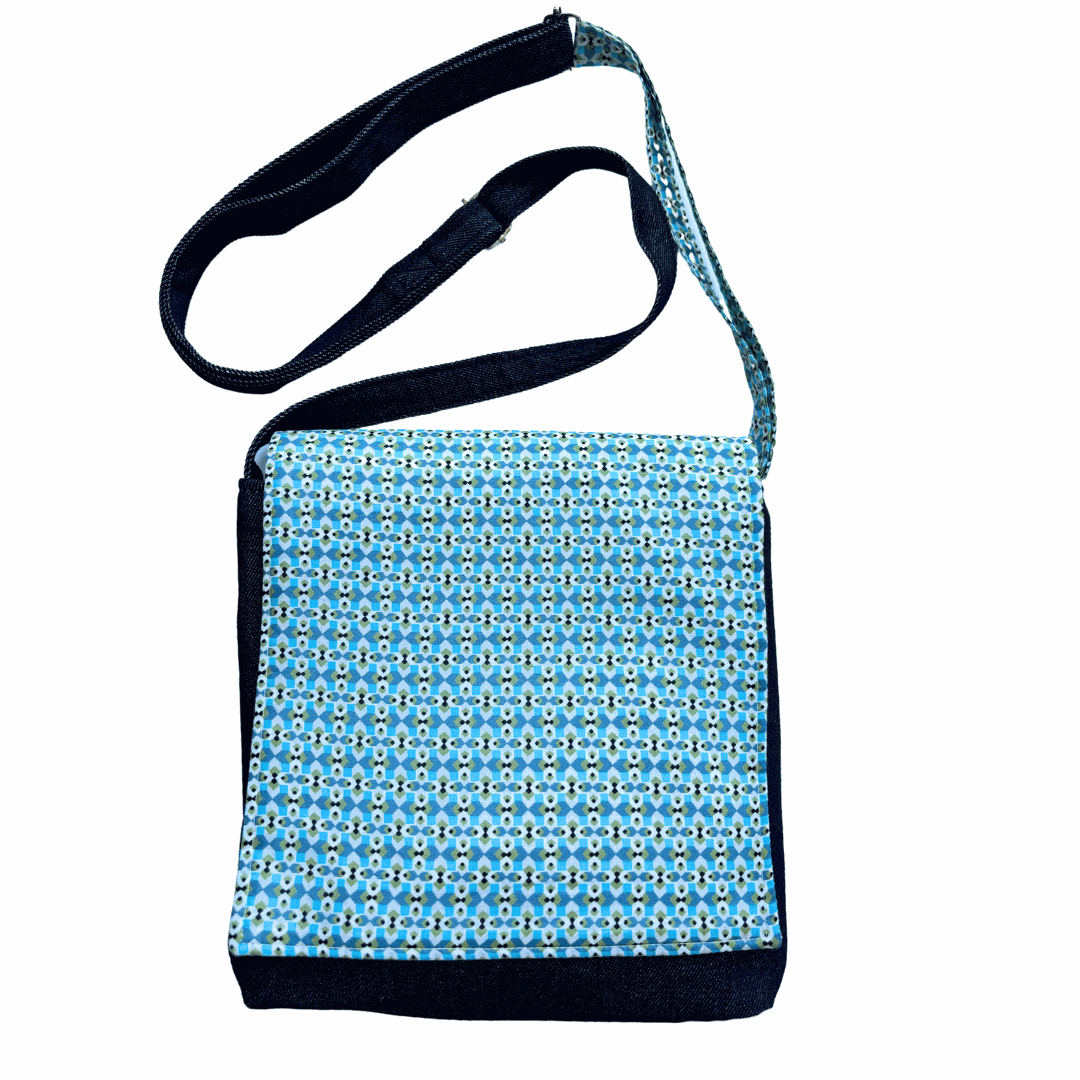 Carnaby Street Cross Body Dark Denim Satchel