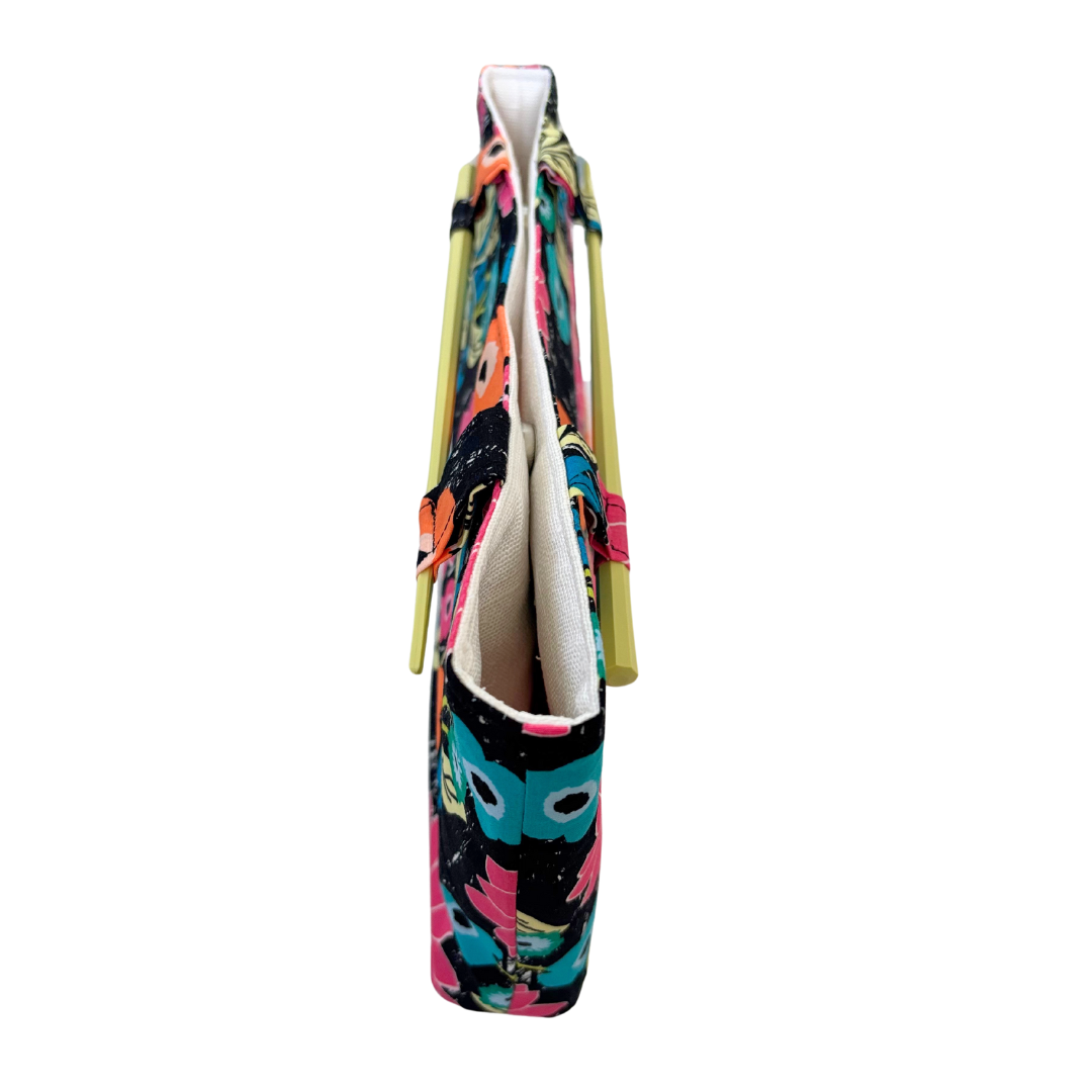 Party in the Jungle Chopstick Handle Clutch Bag