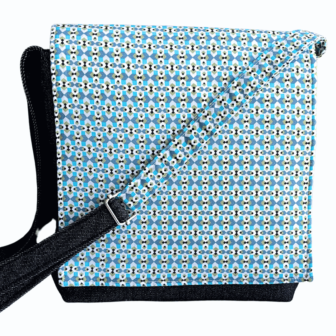 Carnaby Street Cross Body Dark Denim Satchel