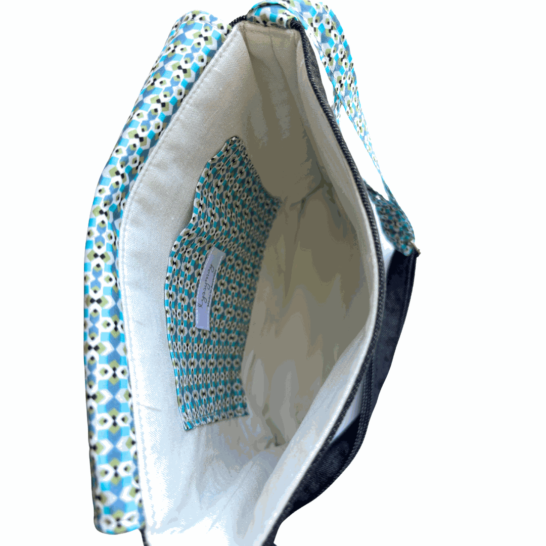 Carnaby Street Cross Body Dark Denim Satchel