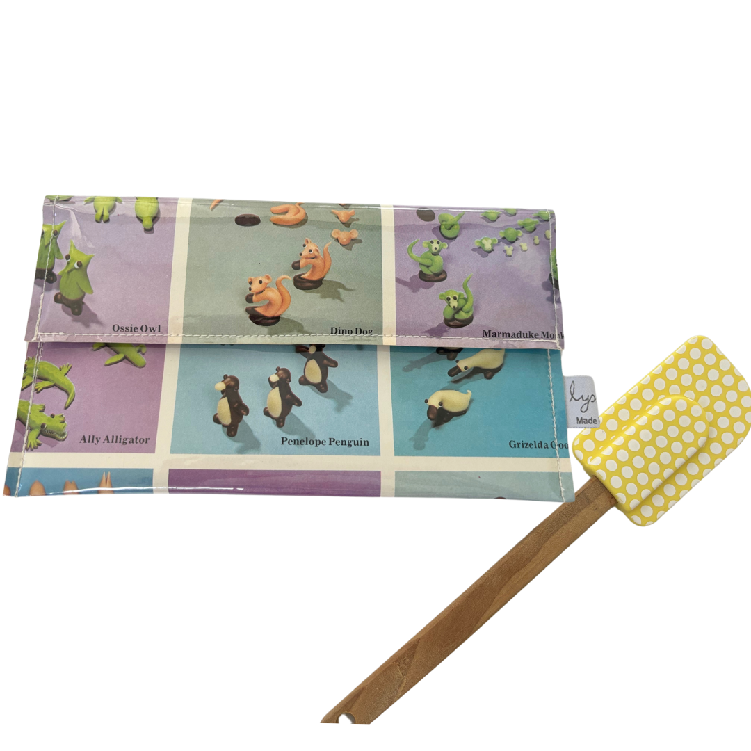 Retro Recipe Wallet - Marzipan Animals