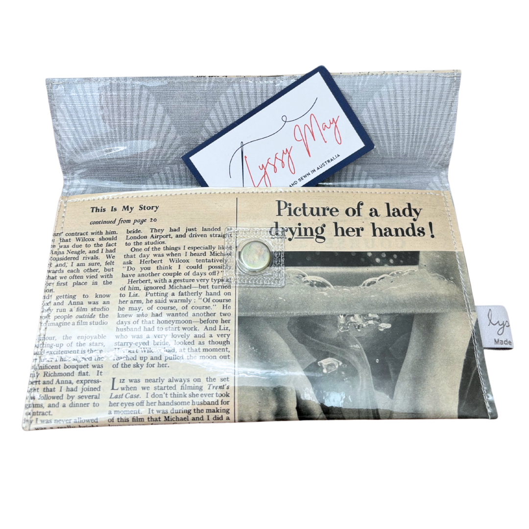 Vintage 1950's women's magazine wallet - Nulon Hand Cream