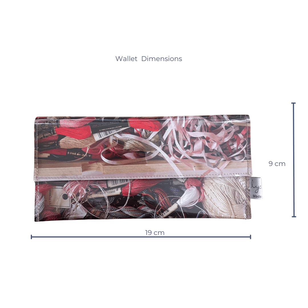 Embroidery Book Wallet - Embroidery Cottons and Ribbons