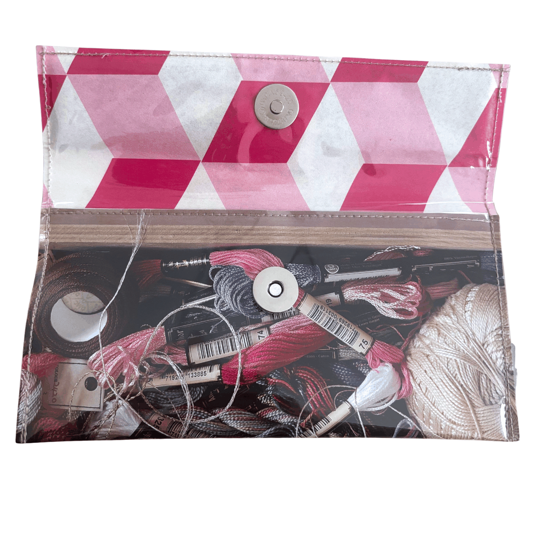 Embroidery Book Wallet - Embroidery Cottons and Ribbons