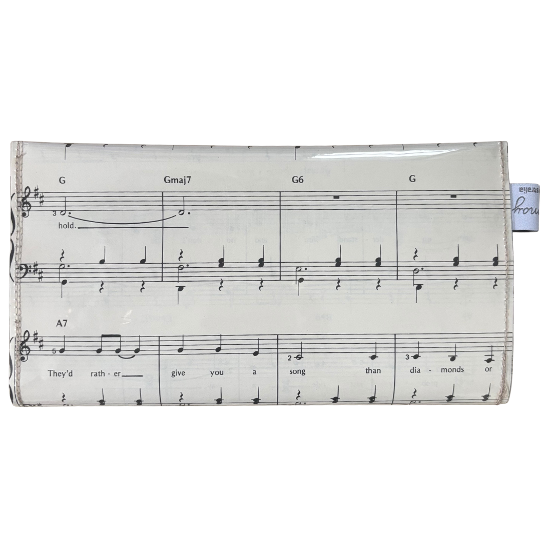 Vintage Sheet Music Wallet - "Mamas Don't Let Your Babies Grow up to be Cowboys"