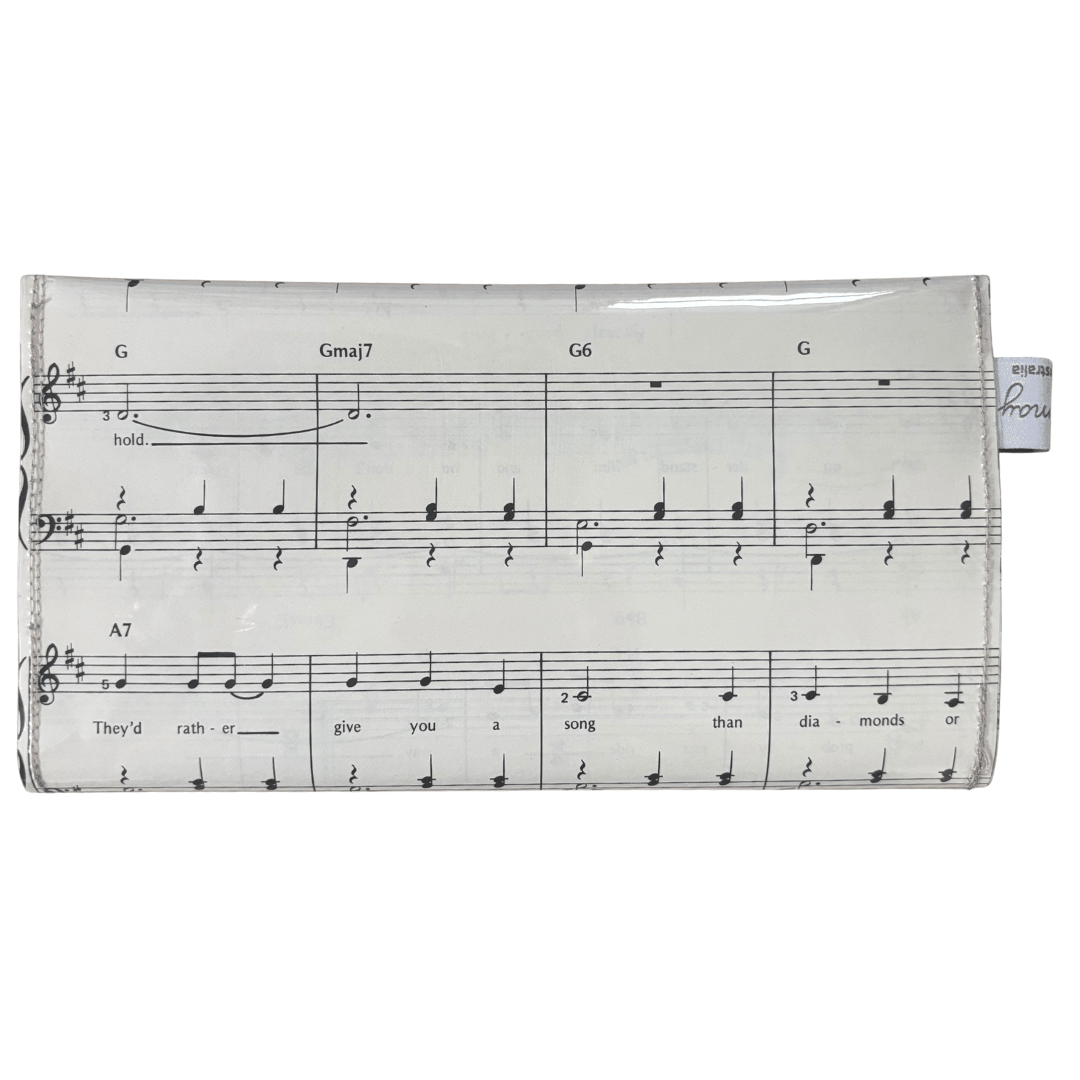 Vintage Sheet Music Wallet - "Mamas Don't Let Your Babies Grow up to be Cowboys"