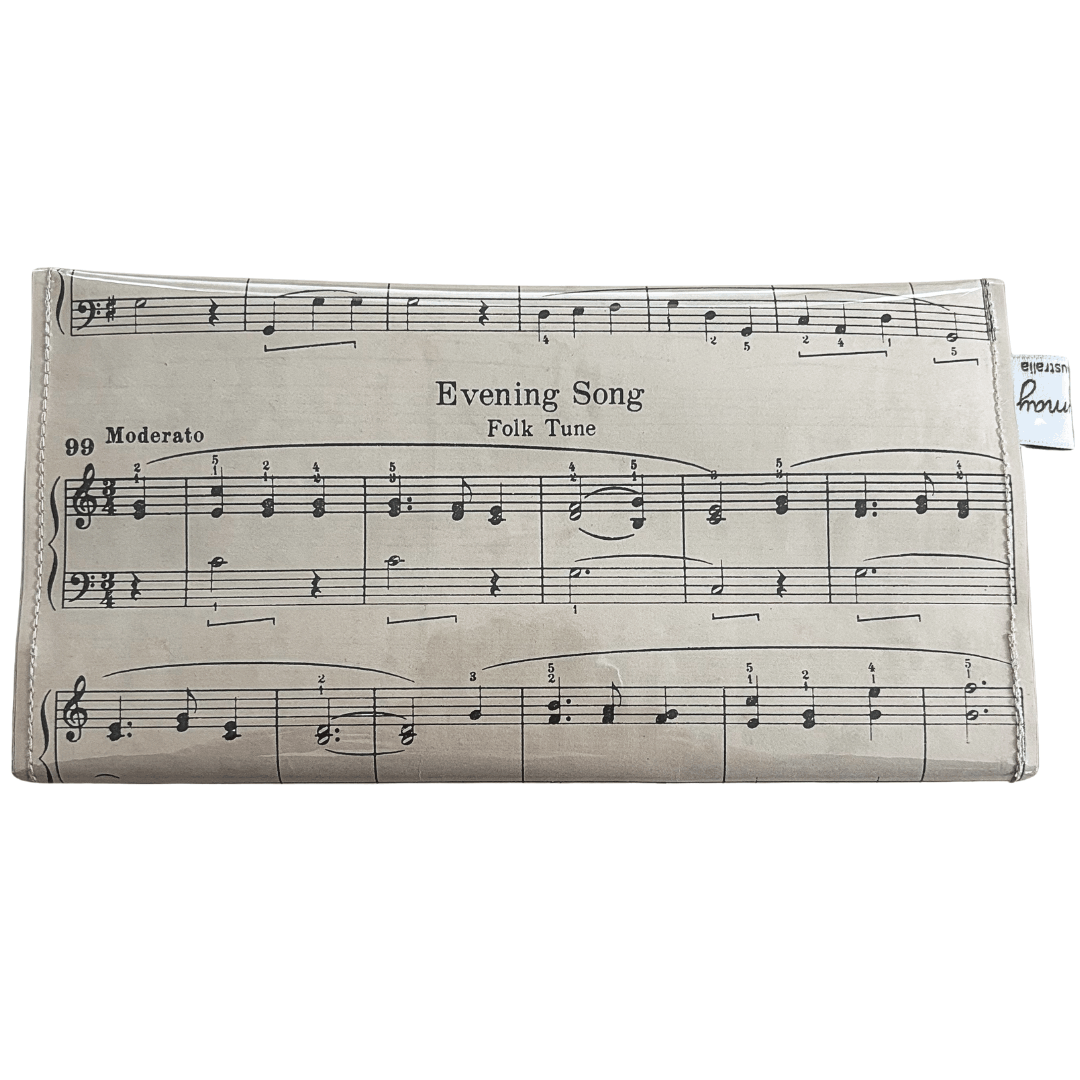 Vintage Sheet Music Wallet - "Spring Song" and "Evening Song"