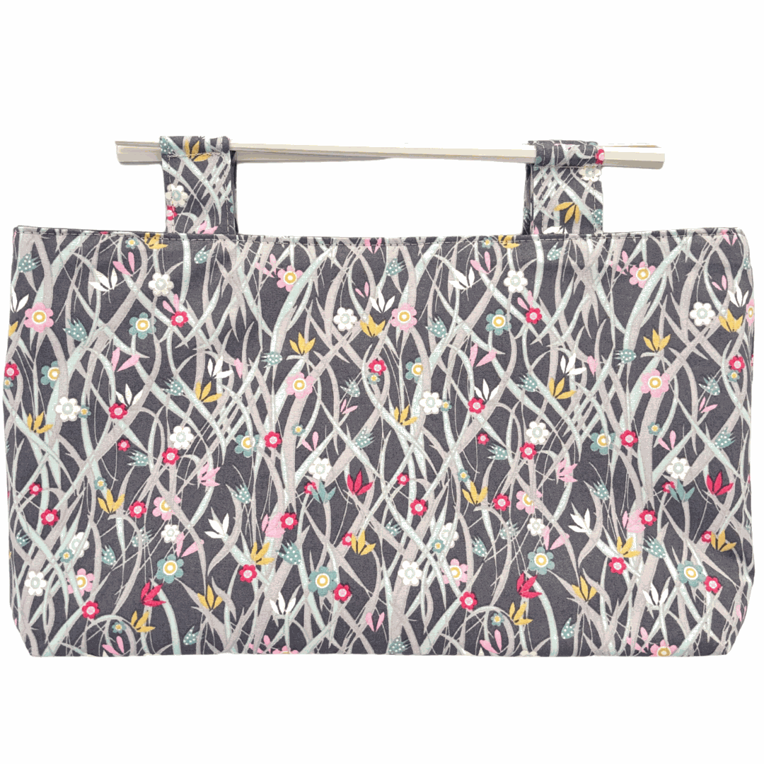 'Patsy' Liberty Fabric Chopstick Handle Clutch Bag