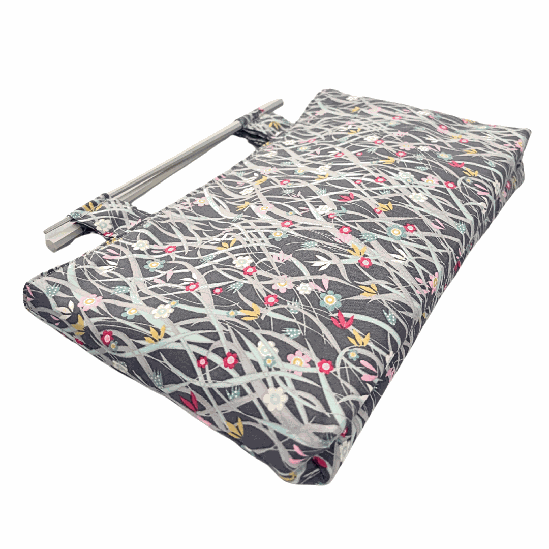'Patsy' Liberty Fabric Chopstick Handle Clutch Bag