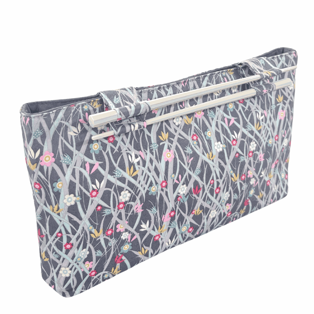 'Patsy' Liberty Fabric Chopstick Handle Clutch Bag