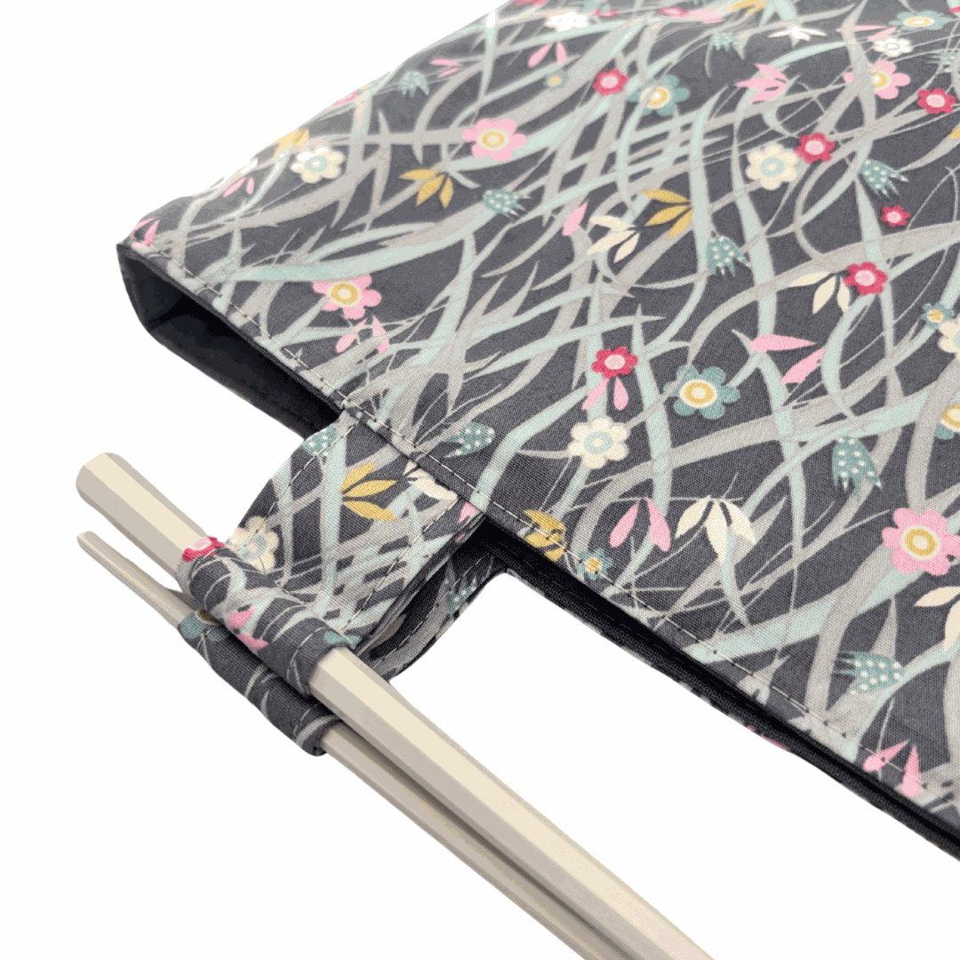 'Patsy' Liberty Fabric Chopstick Handle Clutch Bag