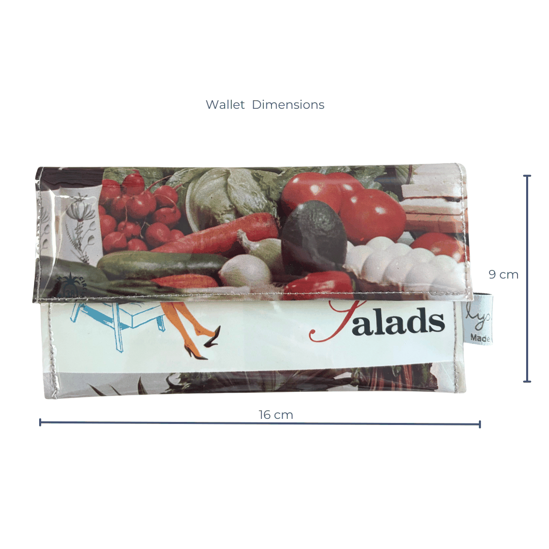 Retro Recipe Wallet - Golden Circle Salads