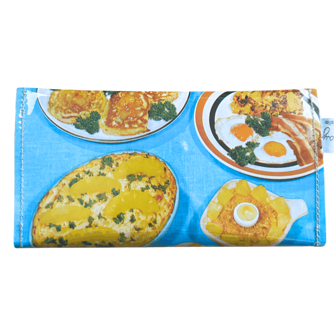Retro Recipe Wallet - Pineapple and Egg Dishes