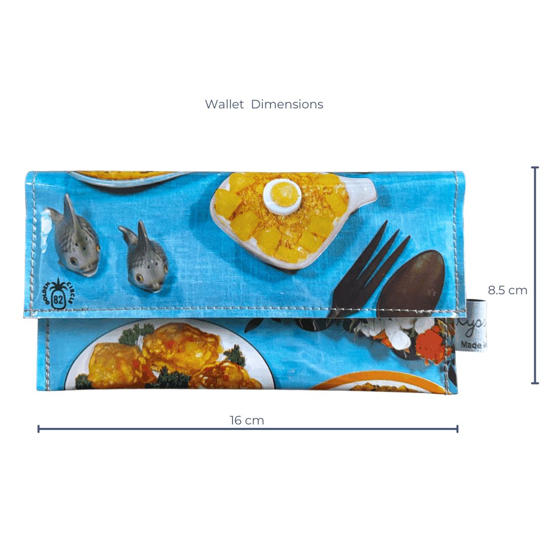 Retro Recipe Wallet - Pineapple and Egg Dishes