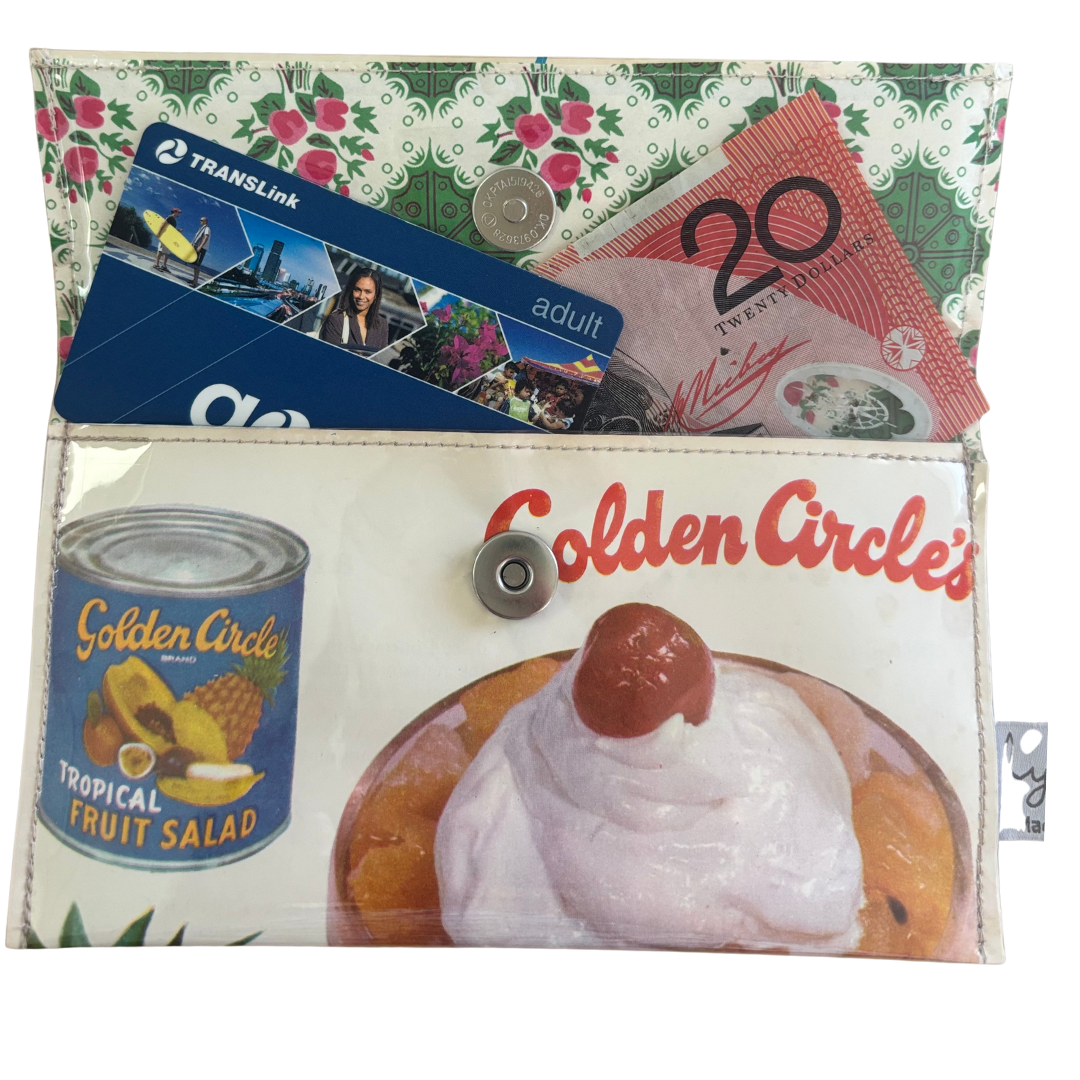 Retro Recipe Wallet - Golden Circle Tropical Fruit Salad