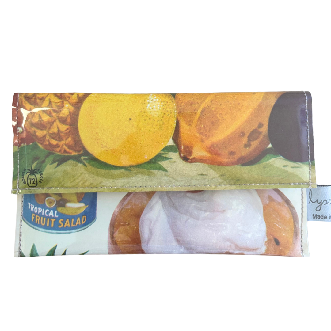 Retro Recipe Wallet - Golden Circle Tropical Fruit Salad