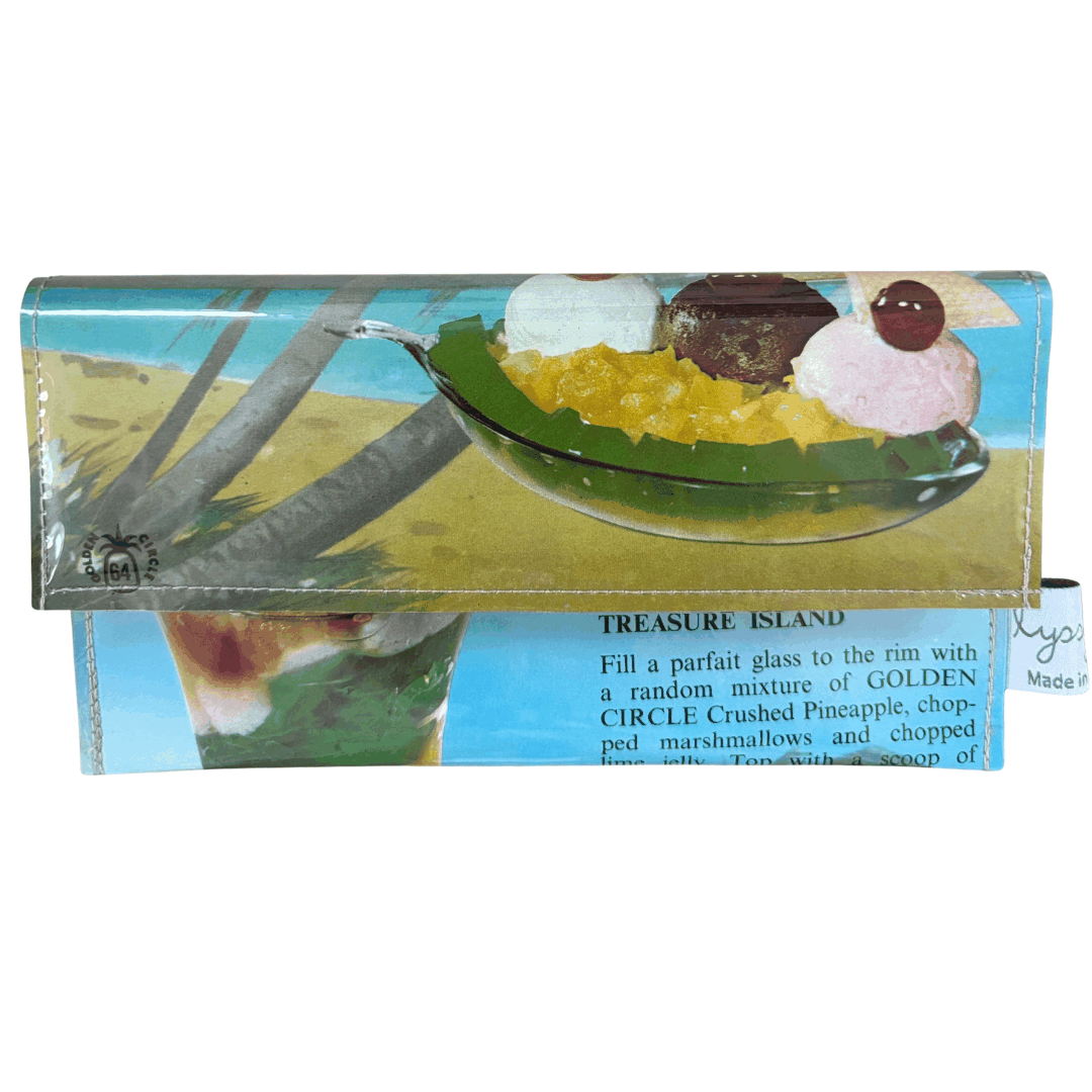 Retro Recipe Wallet - Pineapple Sundae