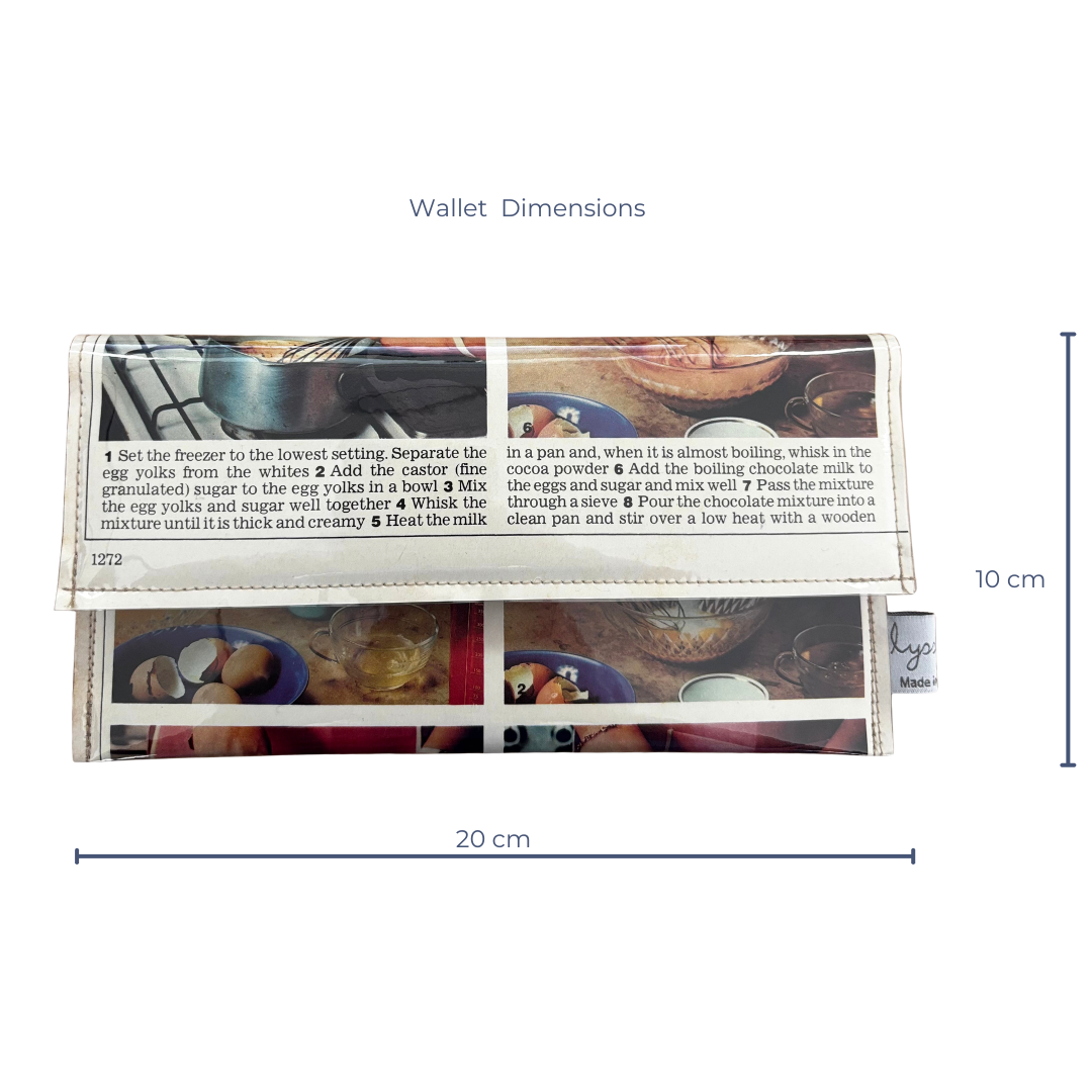 Retro Recipe Wallet - Chocolate Icecream