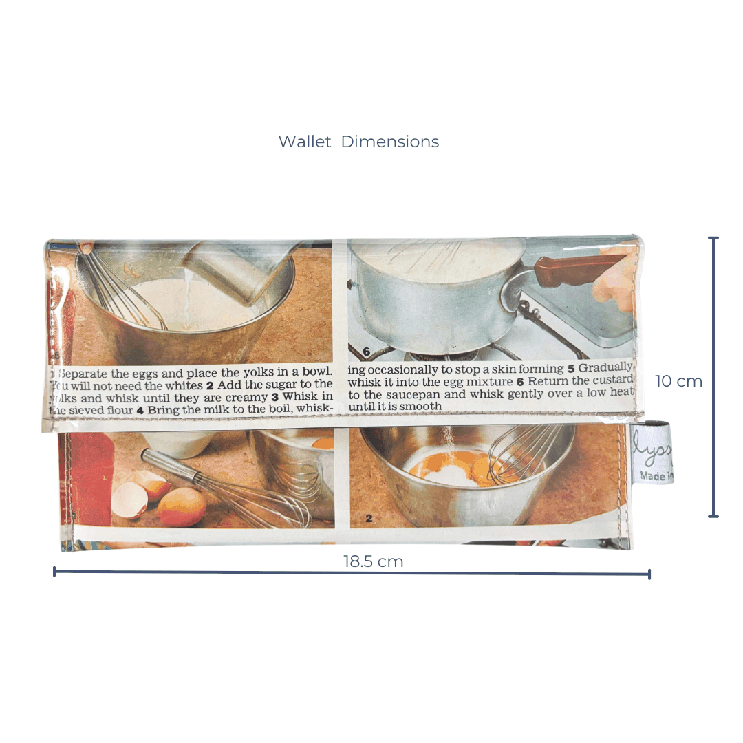 Retro Recipe Wallet - Confectioner's Custard