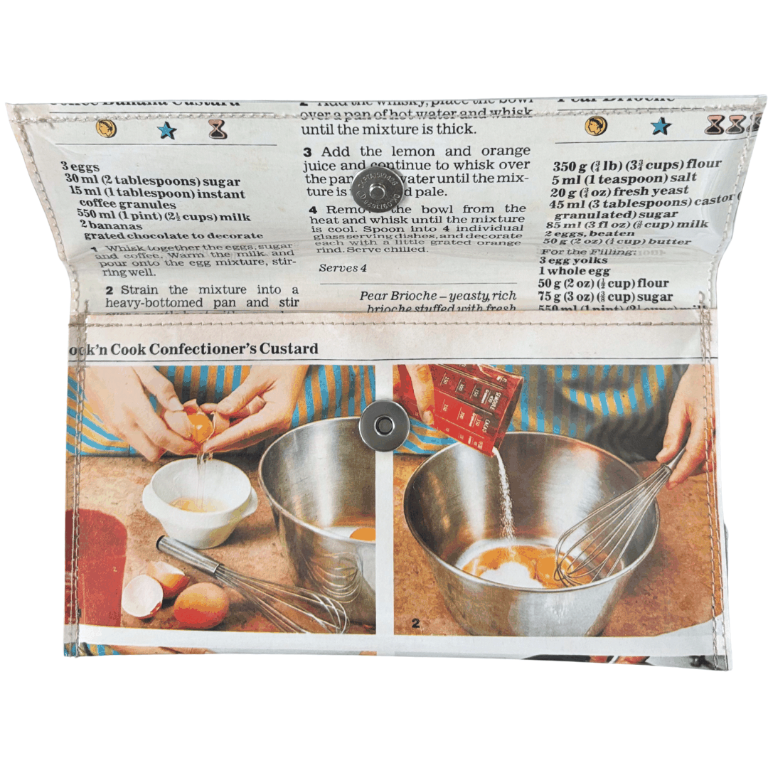 Retro Recipe Wallet - Confectioner's Custard