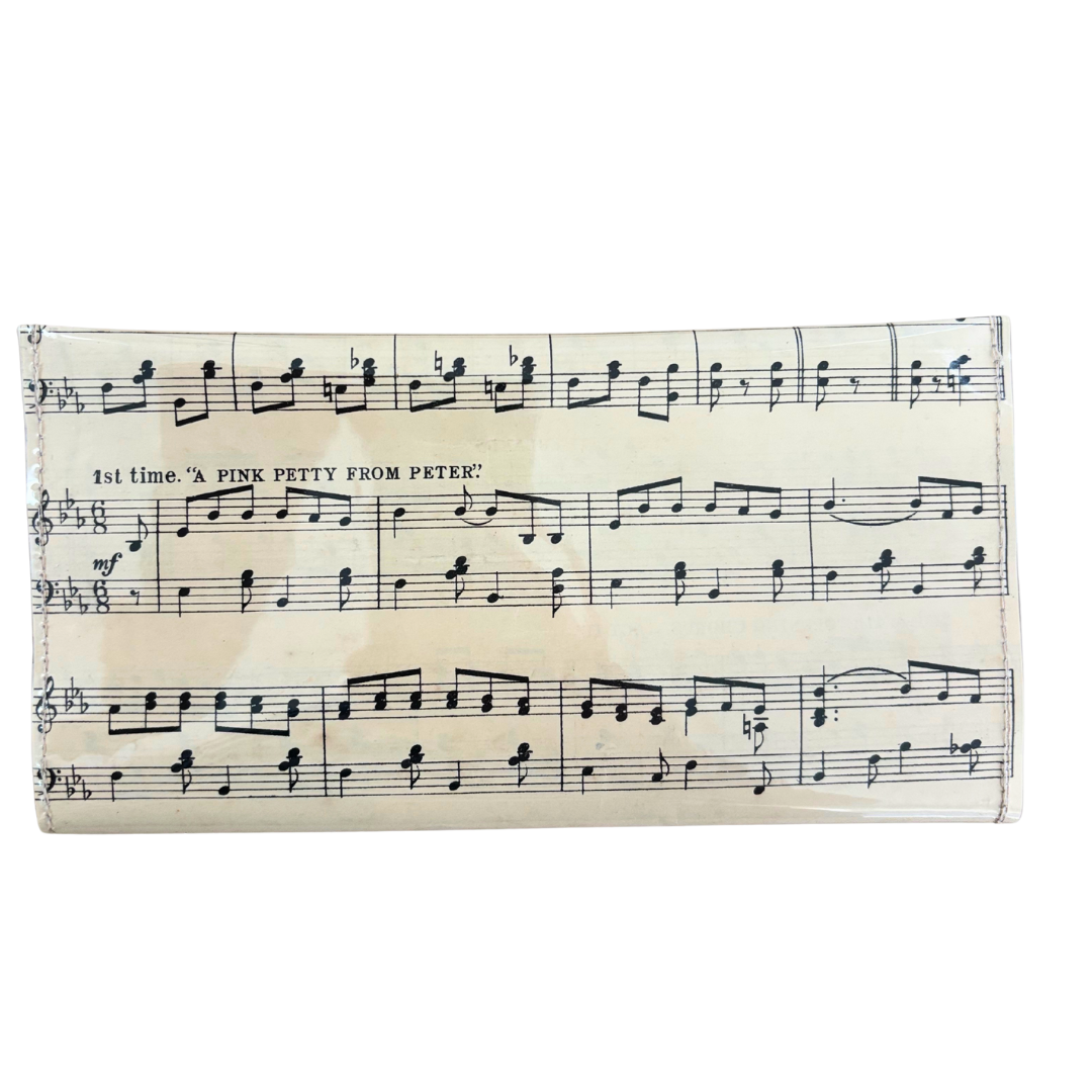 Vintage Sheet Music Wallet - "A Little Bit of Cheese"