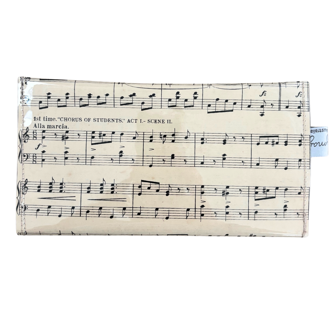 Vintage Sheet Music Wallet - "Berlin on the Spree"