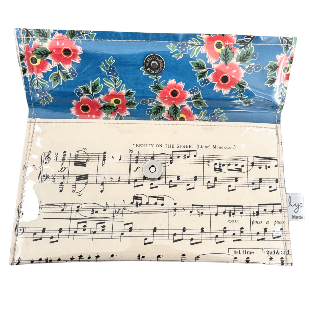 Vintage Sheet Music Wallet - "Berlin on the Spree"