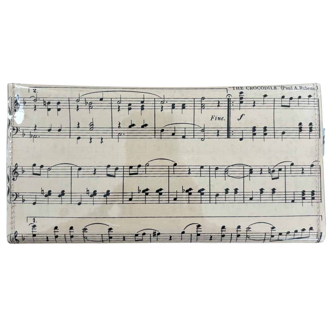 Vintage Sheet Music Wallet - "Little Blue Moon"