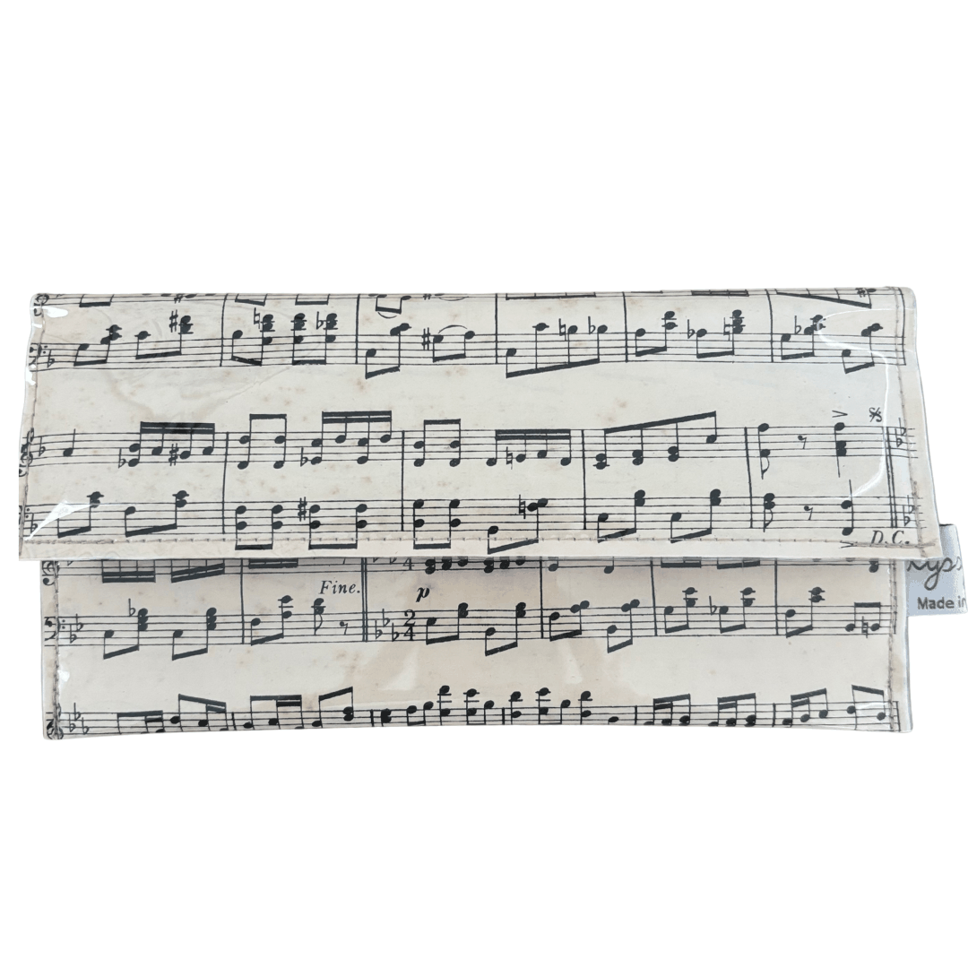 Vintage Sheet Music Wallet - "Little Miss Wooden Shoes"