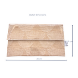 Wallpaper and Sheet Music Wallet - Deco Golden Sand Fans + Minuet