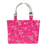 Penelope in Pink Peony Mini Fabric Bag + Matching Zip Purse