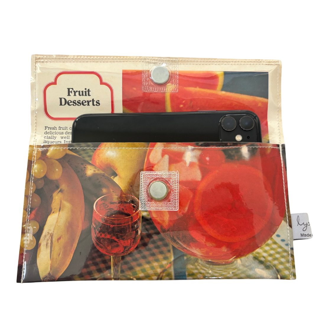 Retro Recipe Wallet - Fruit Desserts