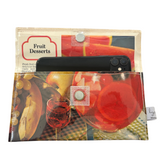 Retro Recipe Wallet - Fruit Desserts