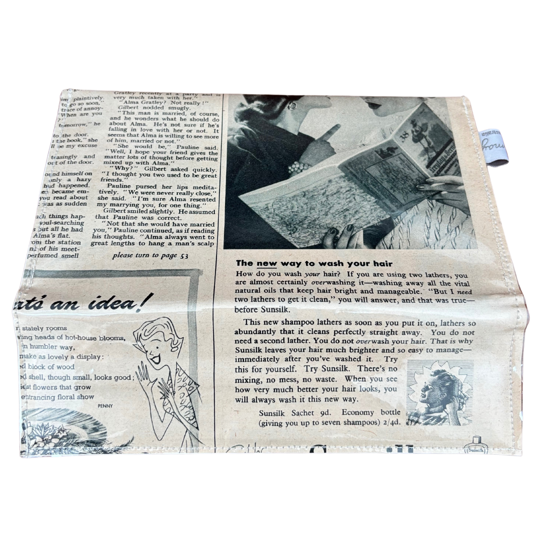Vintage 1950's women's magazine wallet - Sunsilk Shampoo