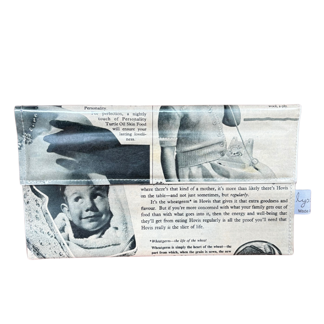 Vintage 1950's women's magazine wallet - Hovis Bread Slice of Life