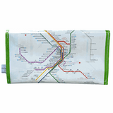 Recycled Street Map Wallet - Citytrain Brisbane Network