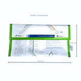 Recycled Street Map Wallet - Citytrain Brisbane Network