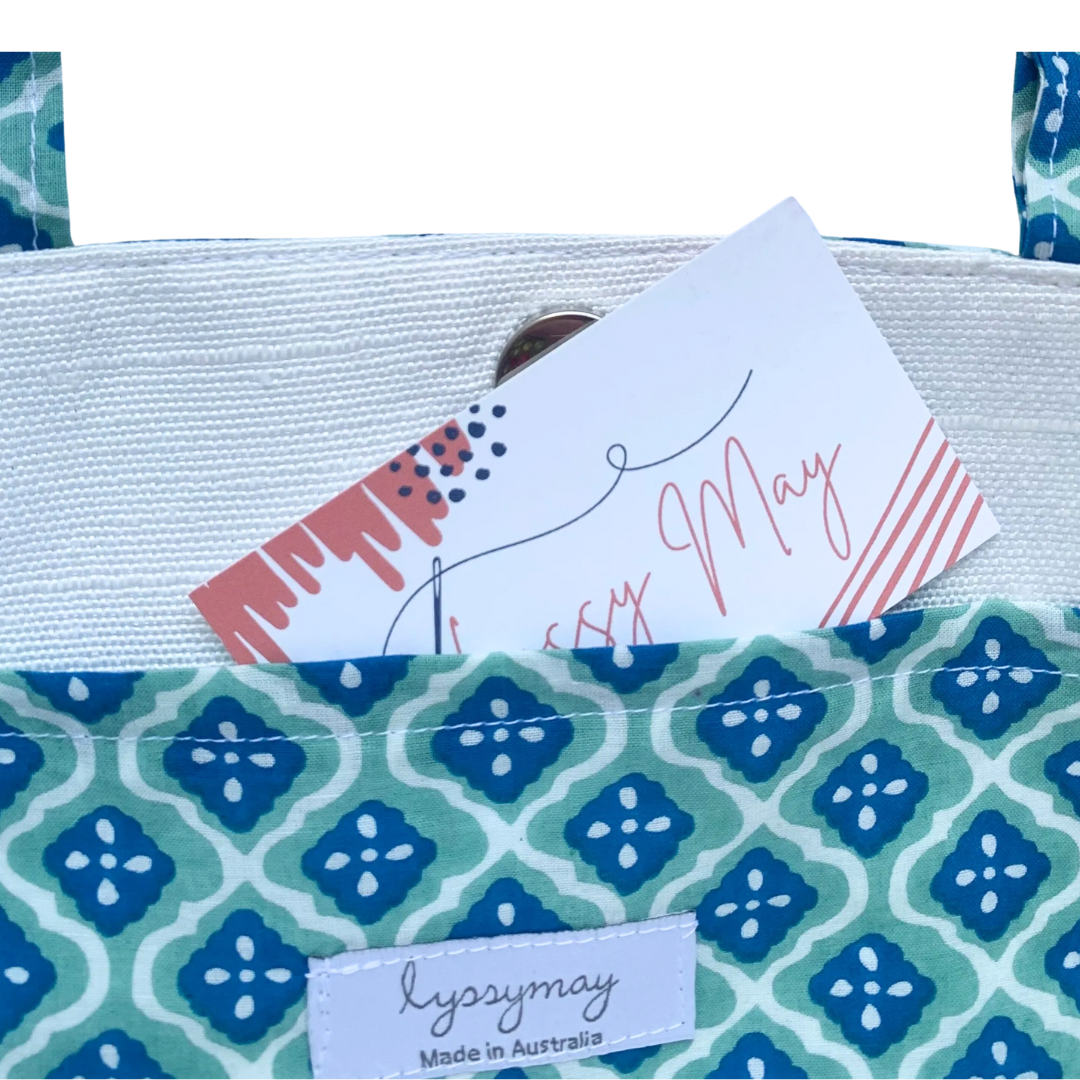 Noosa Escape Chopstick Handle Clutch Bag
